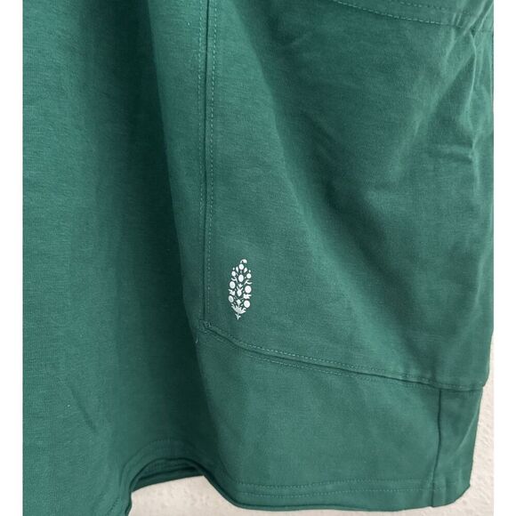 Free People Movement OB1960599 Women's Sz Large Beach Green Hot Shot Tee Romper - Picture 3 of 11
